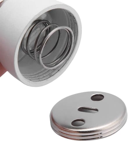 Starker Magnetisch Deurstopper Houder - Massief Deursnapper Accessoire - Bodemmontage - Wit - Sterke Magnetic Kracht