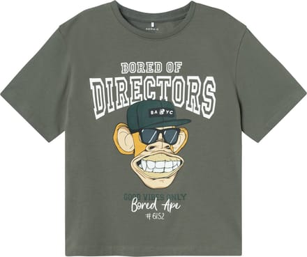 NAME IT - NKMAROS BOREDOFD SS NREG TOP BOX SKY - Jongens - T-shirts