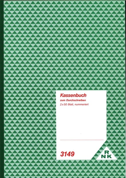 RNK Verlag kasboek, DIN A4, zonder BTW-registratie