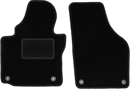 Voormatten zwart voor: Volkswagen Caddy 2K minivan (2004-2010)