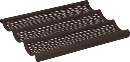 Lurch – Flexiform - bakvorm voor 3 stokbroden – silicone – geperforeerd – 36x28,5cm