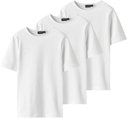 Name it T-shirt 3-pack biologisch katoen