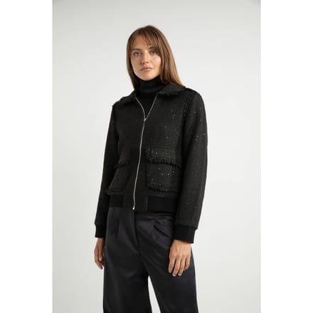 Josephine & Co Frida Jacket Black Taglia: 36 | Bomber Outlet | Donna | Nero