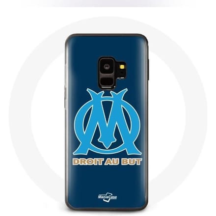 Case voor Samsung Galaxy S9 plus Olympique de Marseille OM blauw logo