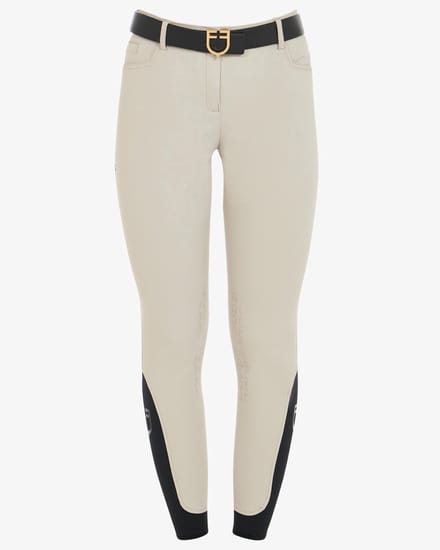 Equestro Dames Zomer Rijbroek Zenda XL Wit