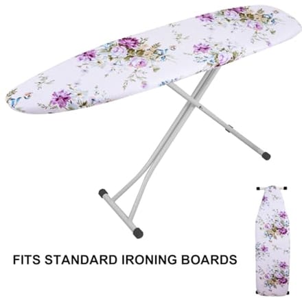 Strijkplankhoes Extra Dik Katoen met Elastisch Elastiek 137 x 38 cm