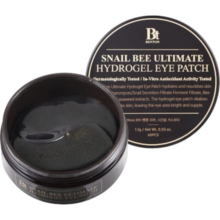 Benton, Snail Bee Ultimate, Patchs Hydrogel pour les Yeux, 60 Pièces