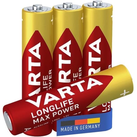 Pak van 4 batterijen »LONGLIFE Max Power« Micro / AAA / LR03
