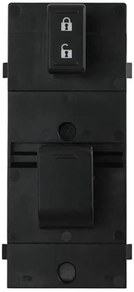 Raamheffer Schakelaar - Ruit Bediening - Auto Comfort - Directe Feedback - 1x1x1 cm - Zwart