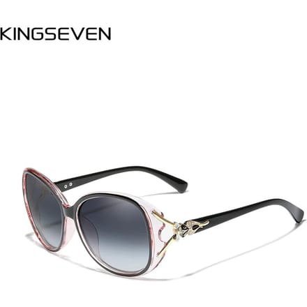 KINGSEVEN Gepolariseerde Retro Groot frame luxe Brillen Lady Merk Designer Zonnebril M
