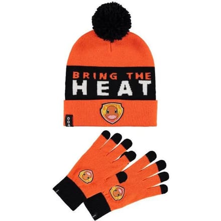 Pokémon Muts & Handschoenen Set Charizard Bring The Heat Oranje