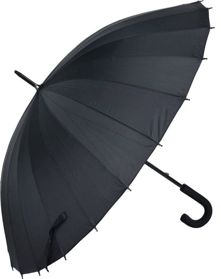 Melady Paraplu Volwassenen Ø 93 cm Zwart Nylon