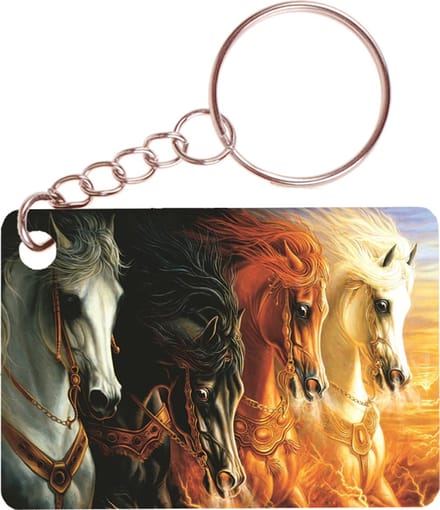 Sleutelhanger 6x4cm - Horses of the Apocalypse