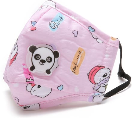 Mondkapjes Kind - Mondmasker Kinderen - Wasbaar en Herbruikbaar - Roze