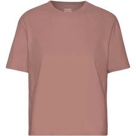 Dames-T-shirt Colorful Standard Organic Boxy rosewood mist