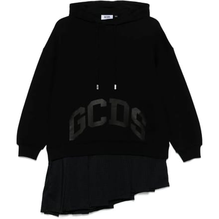 Gcds Jurk LOUNGE LOGO HOODIE MINI Dress