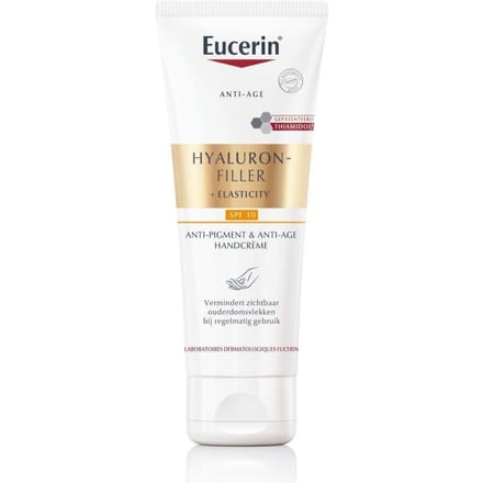 Eucerin Hyaluron-Filler + Elasticity Handcrème - SPF 30 - Anti-Pigment - Anti-Age -75 ml