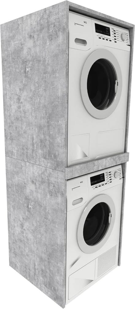 Wasruimte kast voor wasmachine en droger - 66 x 180 x 65 cm