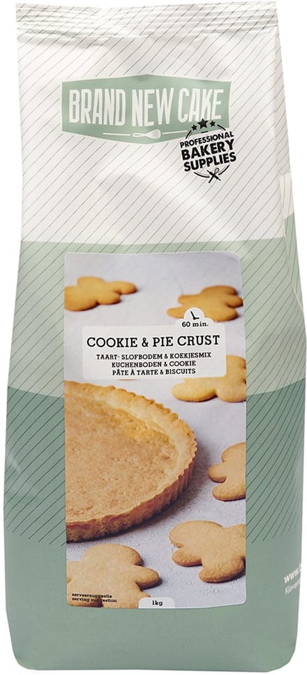 BrandNewCake® Taartbodem en Koekjes-mix 1kg - Bakmix