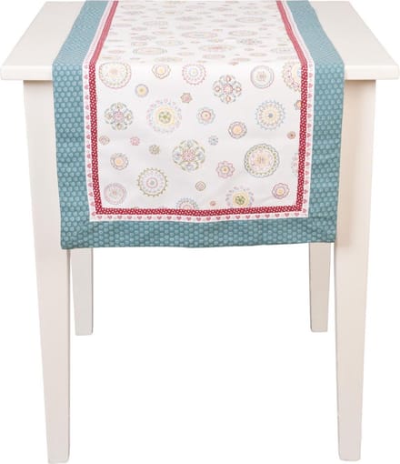 Katoenen Tafelloper 50*140 rood