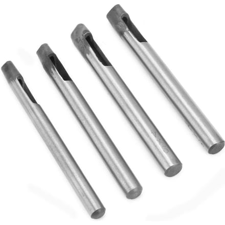 4mm Leerbewerking Gatpons Set Ovaal Gat Vormig Oogje Boorpons Gereedschap Handpons gray