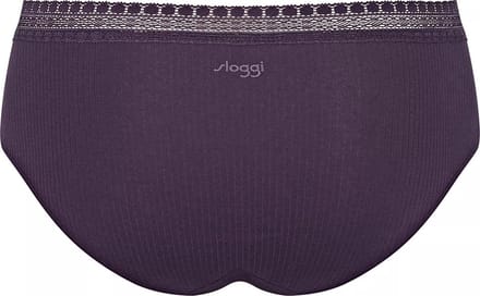Sloggi Go Ribbed Dames Hipster 2-Pack Blueberry