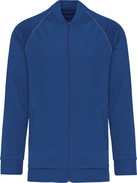 PROACT® Unisex trainingsjas met rits en biesje PA384 - Dark Royal Blue - M