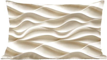 Sierkussens - Kussentjes Woonkamer - 60x40 cm - Lijnen - Golvend - Crème