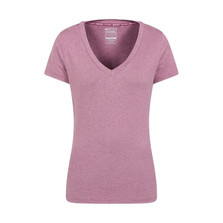 Mountain Warehouse Dames/Dames Vitaliteit V Hals T-shirt (Roze)