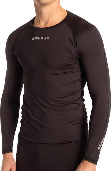 Osaka - Baselayer Top - Thermoshirt - Mannen - Zwart - M
