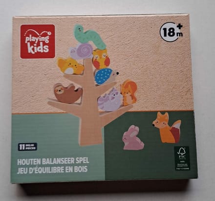 Playing Kids Houten Balanceerspel Dieren
