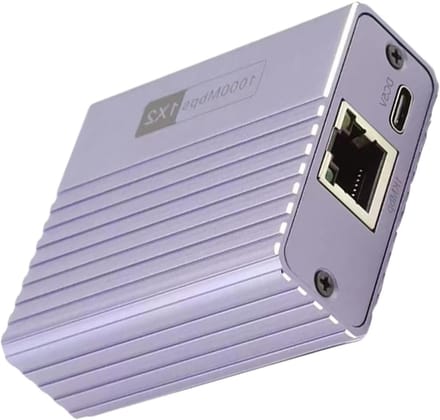 Netwerk Splitter - Ethernet Adapter - Internet Verdelen - Plug and Play - 1 op 4 Poorten - Paars