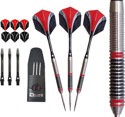 ABC Darts - Professionele Dartpijlen - Red Jacks Frontgrip - 21 gram