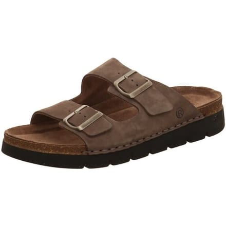 Rohde 6703 71 Slippers Bruin Nubuck Heren - Bruin - 41