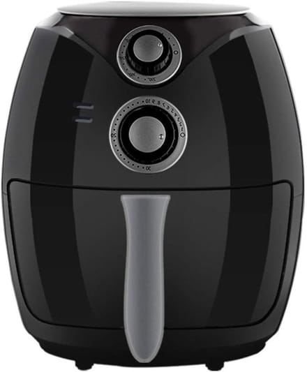 Heteluchtfriteuse Oven - Airfryer - Gezond Koken - Extra Grote Mand - 27x32cm - Zwart