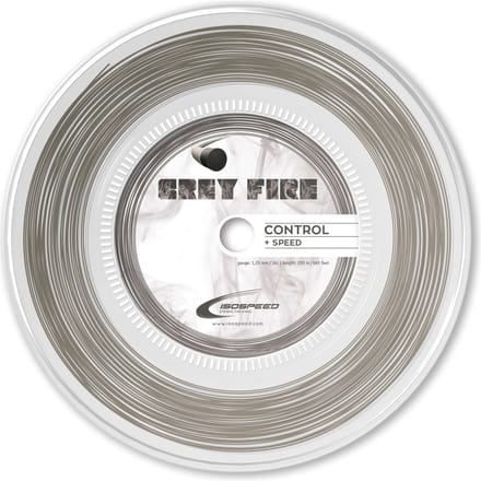 Isospeed Grey Fire Rol Snaren 200m-Grijs