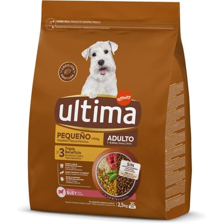 Ultima Hond Mini Volwassen Rundvlees - 2,5 kg