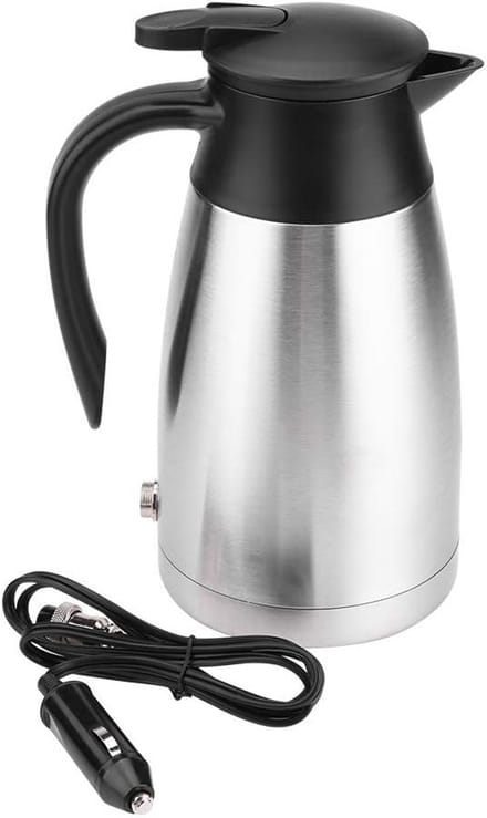 Elektrische Waterkoker Auto 1000ML 12V/24V RVS Reizen Thermosfles