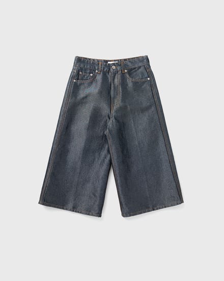 Shiny Weft Denim Shorts