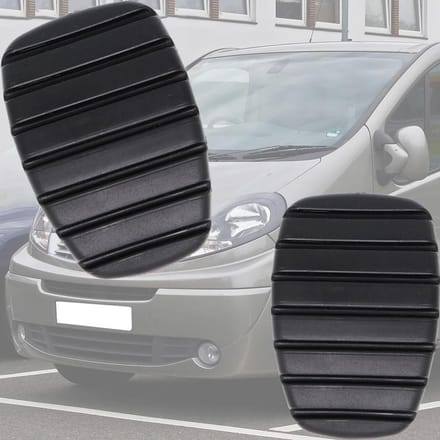 Pedaal Covers - Rubberen Pads - Veiliger Rijden - Antislip Oppervlak - 2 Stuks - Zwart