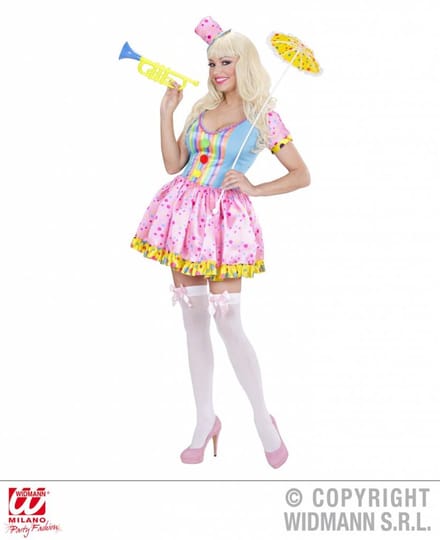Clown Fantasy meisje - Maat S