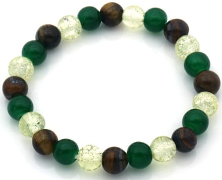 Armband - 19cm - Stenen Armband - 8mm Kralen - Elastisch