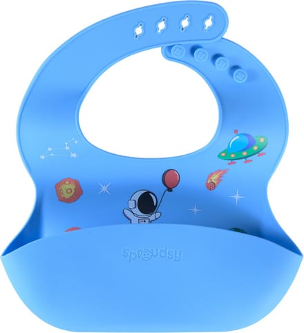 Sproudsy Slab Space – Kraamcadeau – Kinderservies - Baby - Sky Blue