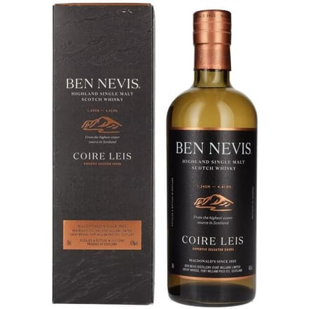 MacDonald's Ben Nevis COIRE LEIS Highland Single Malt 46% Vol. 0,7l in geschenkverpakking