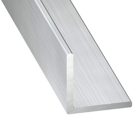 Aluminium Hoekprofiel Wit Gelakt 10x10x10x1 cm Binnen