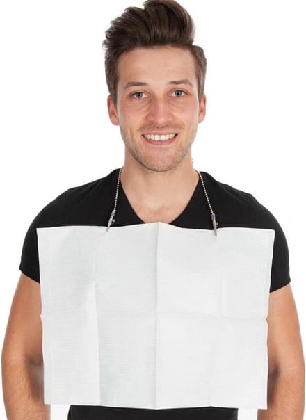 Patiënten servetten dental towels / verpakt per 125 stuks WIT