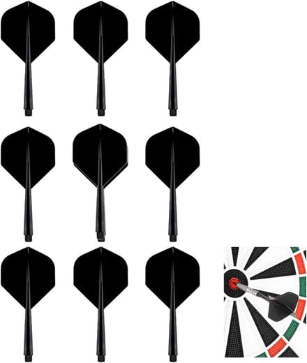 Dart accessoires set - 9 stuks dart flights en schachten voor optimale prestaties