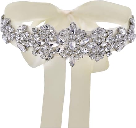 Bruidsjurk Corsage met Glitters en Parelmoer voor Gala en Feesten