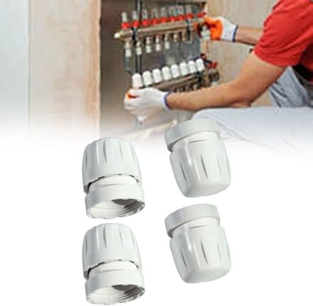 Waterstroom Regulators - Verdelers Koppelingen - Verwarming Optimaliseren - Strakke Seal Draad - M30x1.5 Schroefdraad - Wit