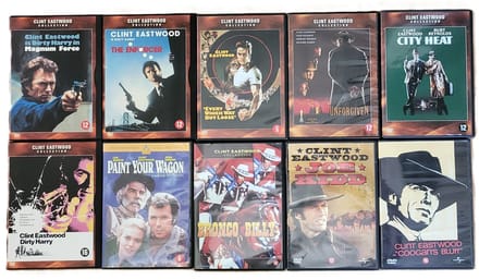 Clint Eastwood - 10 dvd pakket